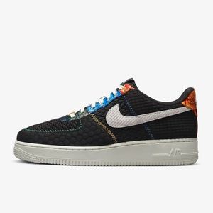Nike Air Force 1 Low '07 LV8 Multi Material Black DZ4855-001